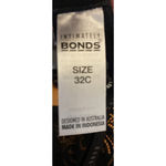 Bonds Intimately Womens Bra 32C Lace Deep V Bra Sheer Underwire Black NEW Size undefined Photo 2