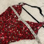 Ashley Lauren NEW  Sequin HoCo Mini Dress 4248 in Red Gold Size 4 Photo 2