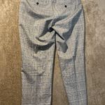 Banana Republic  Pants Womens 4 Avery Plaid Gray Sparkle Casual Dress Career Prep Photo 3