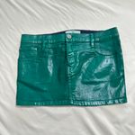 Vivienne Westwood Metallic Green Punky Mini Skirt/26 Photo 2