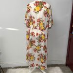 Live 4 Truth  Floral Kimono Top Vibrant Open Elastic Waist Tie Front Plus Size 3X Photo 2