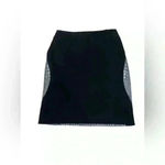 Diane Von Furstenberg  DVF Emma Nightfall‎ Silver Black Pencil Skirt Size 8 Photo 9