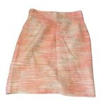 Takara Tahari skirt size 8 tweed Pastel Pink cream lined Photo 0