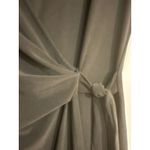 Anne Klein Black Short Sleeve Faux Wrap Midi Dress Size 2 Photo 1