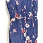 Torrid  Women's Floral Print Challis Button Front Romper Sleeveless Navy‎ Blue 1X Photo 8