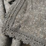 Valentino Skirt Suit Set Sz 12 Wool Angora Blend Brown Tweed Italy Authenticate Photo 4