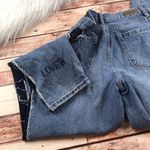 BLANK NYC  girlfriend crop jeans frayed‎ sides Photo 5