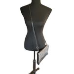 The Sak Leather Crossbody Purse – Gray & Black Two-Tone Pebbled Leather Bag Photo 1