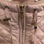 Kate Spade  Light Pink Mixed Media Hooded Quilt Coat Photo 10