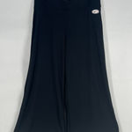 Nike  Femme Rib Pants Womens XL Black Stretch Embroidered Swoosh Logo Wide Leg Photo 0