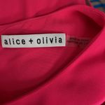 Alice + Olivia Shayla hot pink pleated sleeve tiered mini dress 8 Photo 4