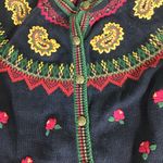 kim rogers Women’s Embroidered Sweater size Med. EUC Photo 5