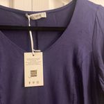 Grace Karin Grace‎ Karin navy blouse size L flutter sleeve NEW Photo 4
