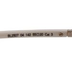 Balmain  BL2507 Round Sunglasses in White Acetate Cream Photo 1