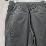 Old Navy Black Flat Front Cargo Active Bottoms Pants Shorts Small Photo 3