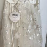 Selfie Leslie Chantilly Tied Shoulder Maxi Dress White Photo 9