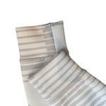 Nike  Court Women's Size XS‎ Tennis Legging Gray White Stripe Compressive Scuba Photo 2