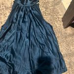 Bishop and Young  Women's Satin Tie Neck Halter Blouse Top Size L Photo 4