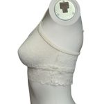 Aerie  small white lace V wire bralette Photo 4