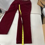 NYDJ  size 8 Aliana jegging corduroy pants Women's Burgundy lift tuck technology Photo 9