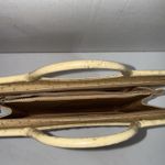 Vintage Old Money Ostrich Leather Satchel Doctors Bag Clutch Handbag READ DISCR. Photo 6