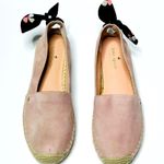 Kate Spade Grayson Pastel Pink Suede Espadrille Flats Shoes Size 7.5 Photo 11