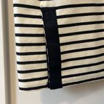 Ann Taylor  striped navy short sleeve dress with gold buttons in size Small Photo 1