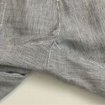 Caslon Pants Pull On Elastic Linen Palazzo Lounge Pockets Striped Blue Cream Photo 7