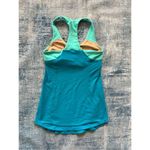 Lululemon Inner Strength Athletic Tank Top in Oasis River Rock Aqua Teal Size 4 Photo 4