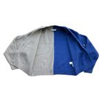 Primark V-Neck Colorblock Knit Cardigan Sweater Button Front Size Medium Blue Gray Photo 8