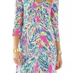 Lilly Pulitzer Rossmore Palm Reader V-Neck Pullover T-Shirt Dress Size X-Small Photo 7