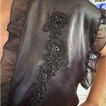 Cosmopolitan  black satin lingerie set. Photo 1