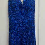 Portia And Scarlett Prom Dress Blue Size 4 Photo 2
