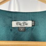 Chi Chi London Chi‎ Chi London V Neck Midi Dress in Blue Size 8 Photo 1