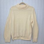 Who What Wear Cream Turtleneck Fuzzy Soft Sweater Size L Photo 3