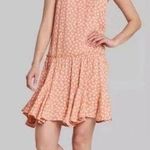 Wild Fable peach floral mini dress size XS Photo 0