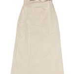 ZARA New NWT Halter Strapless Cutout White Dress Size Large Photo 0