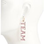 Betsey Johnson  GO TEAM Statement Earrings Photo 2