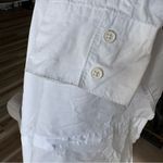 Helmut Lang  Women's XS White V-Neck Long Sleeve Blouse Casual Photo 4