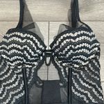 Victoria's Secret Victoria’s Secret Black Push Up Garter Corset Slip Size 34B Photo 5