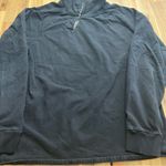 Sudara Black Snap Henley Pullover Sweatshirt Women’s XL Photo 0