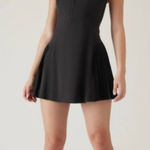 Athleta  Advantage Dress Womens Large Black Sleeveless Zip Tennis Golf Shorts Photo 0