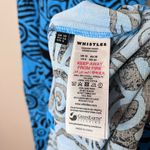 Whistles NEW Starflower Linen Blend Puff Sleeve Midi Sheath Dress Blue Photo 8