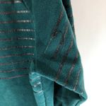 Under Armour Womens Hoodie Pullover Stripe Graphic Loose Green L Photo 1