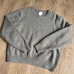 H&M  Crew Neck Wool Blend Gray Sweater Photo 0
