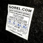 Sorel  Joan of Arctic Boots Leather Winter Snow Lace Up Faux Shearling Black 8.5 Photo 6