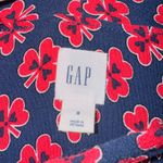 Gap Women's Shamrock Clover Pattern Tie Neck long Sleeve Mini Dress size 8 Photo 3