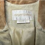 Vintage Margaret Godfrey Tan Leather Duster Coat Women's Size 6 Western Cowgirl Photo 3