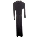 Free People  x Significant Other Sabine Dress Size 4 Black Jersey Mockneck Photo 4