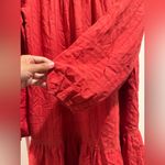 Lost + Wander ‎ Red Ruffled Sundress Size Small Photo 2